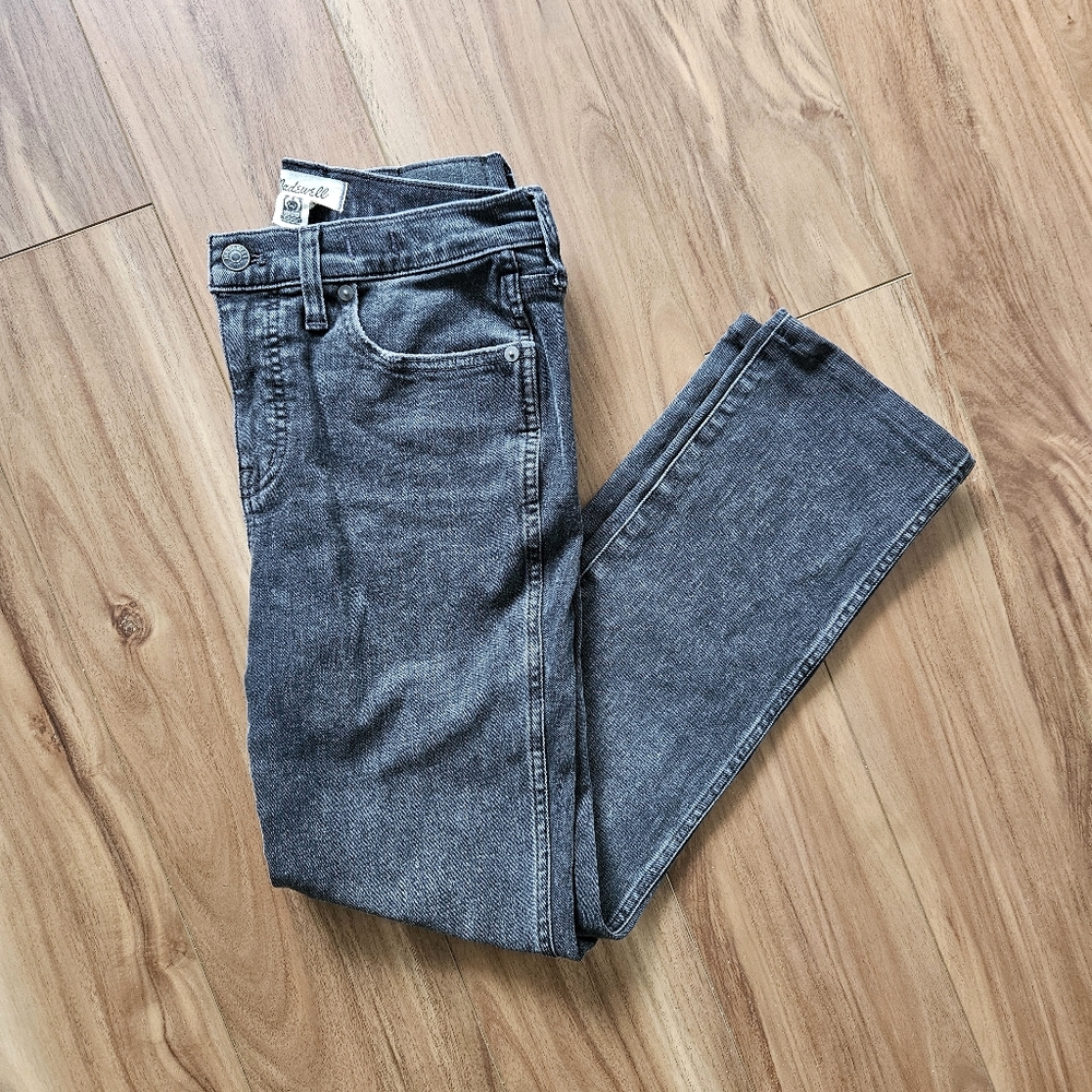 Madewell Black Stovepipe Jeans